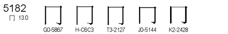 U+5182